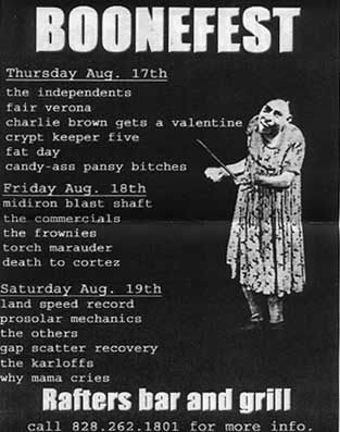the boonefest 2000 lineup